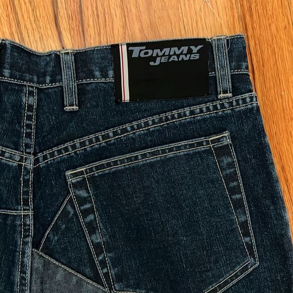 NEW: Rare 🔥 Y2K Tommy Jeans Rancher sz 32 with Patches Vintage year 2000 sample - Picture 11 of 13